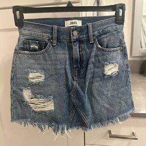 Denim mini skirt. XS.